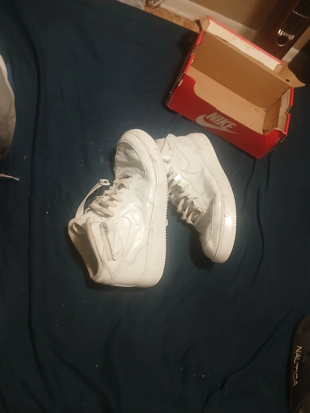 Nike Kids' White High-Top Sneakers